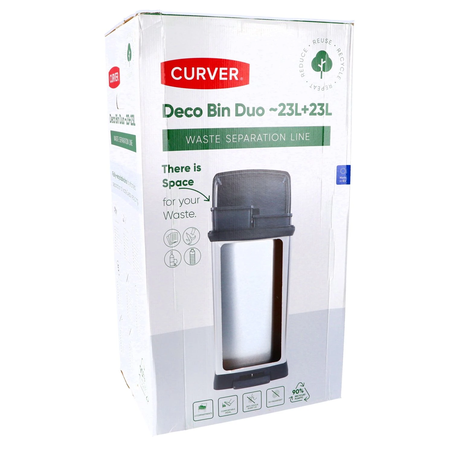 Decobin Duo 23L/23L Zilver Metallic 10 Decobin Duo 23L/23L Zilver Metallic - Afbeelding 8