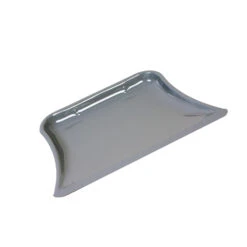 Luva Stofblik Metaal Luxe Grijs