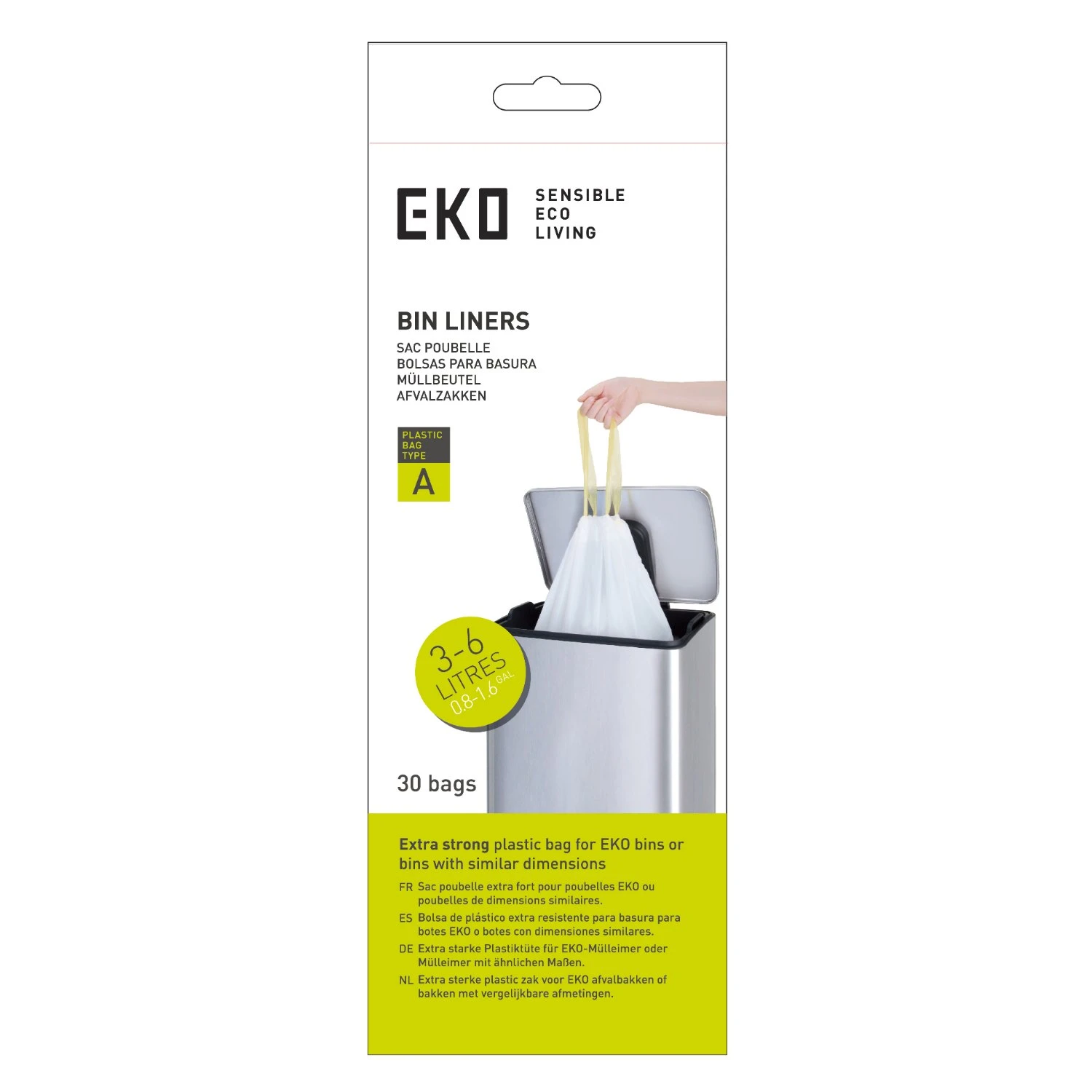 EKO Afvalzak Type A 3-6 Liter 3 EKO Afvalzak Type A 3-6 Liter