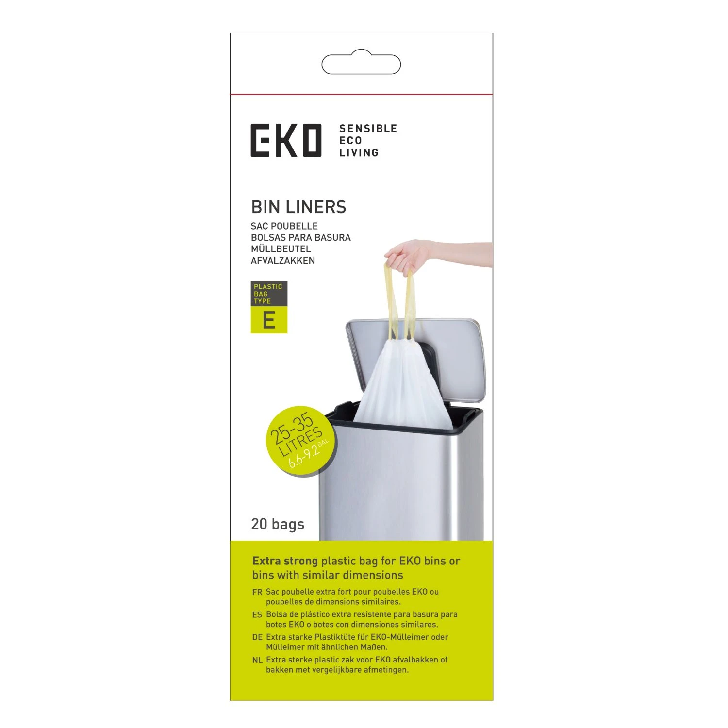EKO Afvalzak Type E 25-35 Liter 3 EKO Afvalzak Type E 25-35 Liter