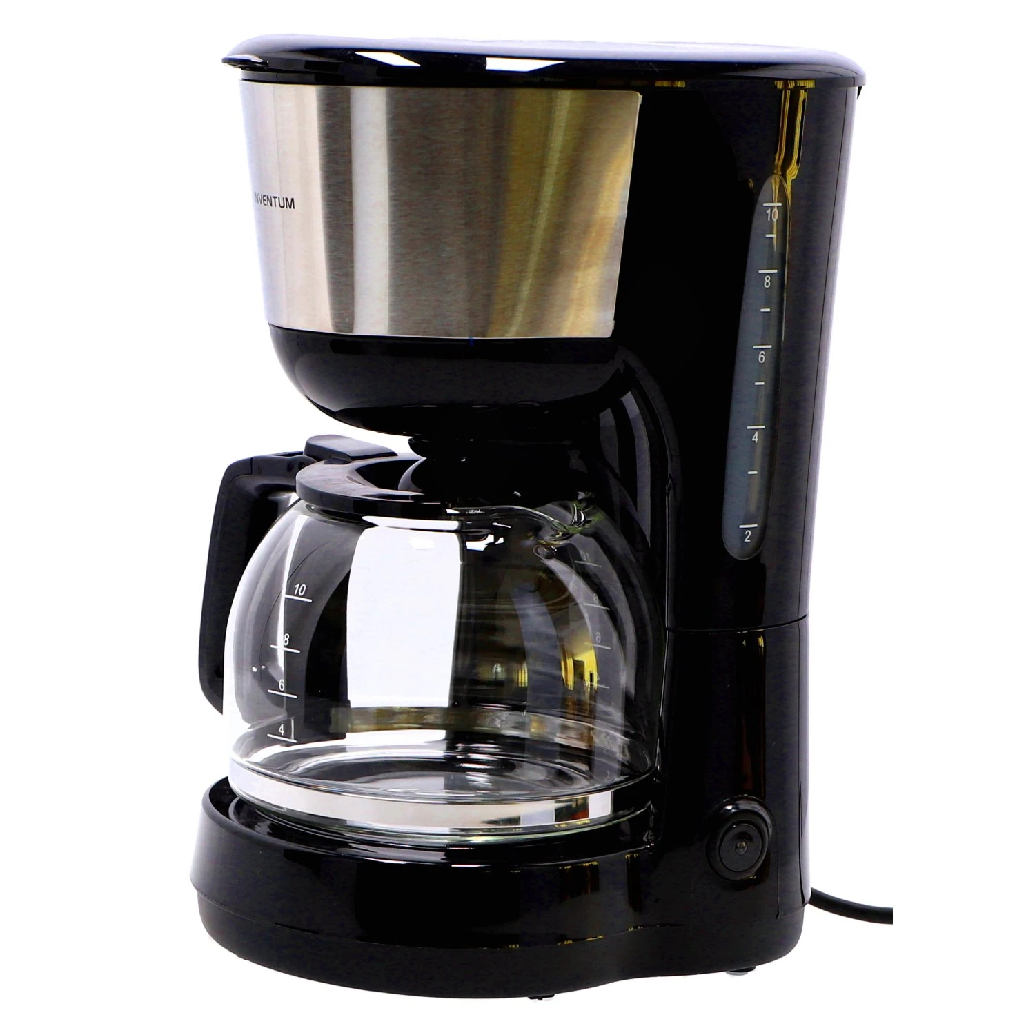 Inventum Koffiezetter 1.25l Zwart/rvs 10 Kopjes 4 Inventum Koffiezetter 1.25l Zwart/rvs 10 Kopjes - Afbeelding 2