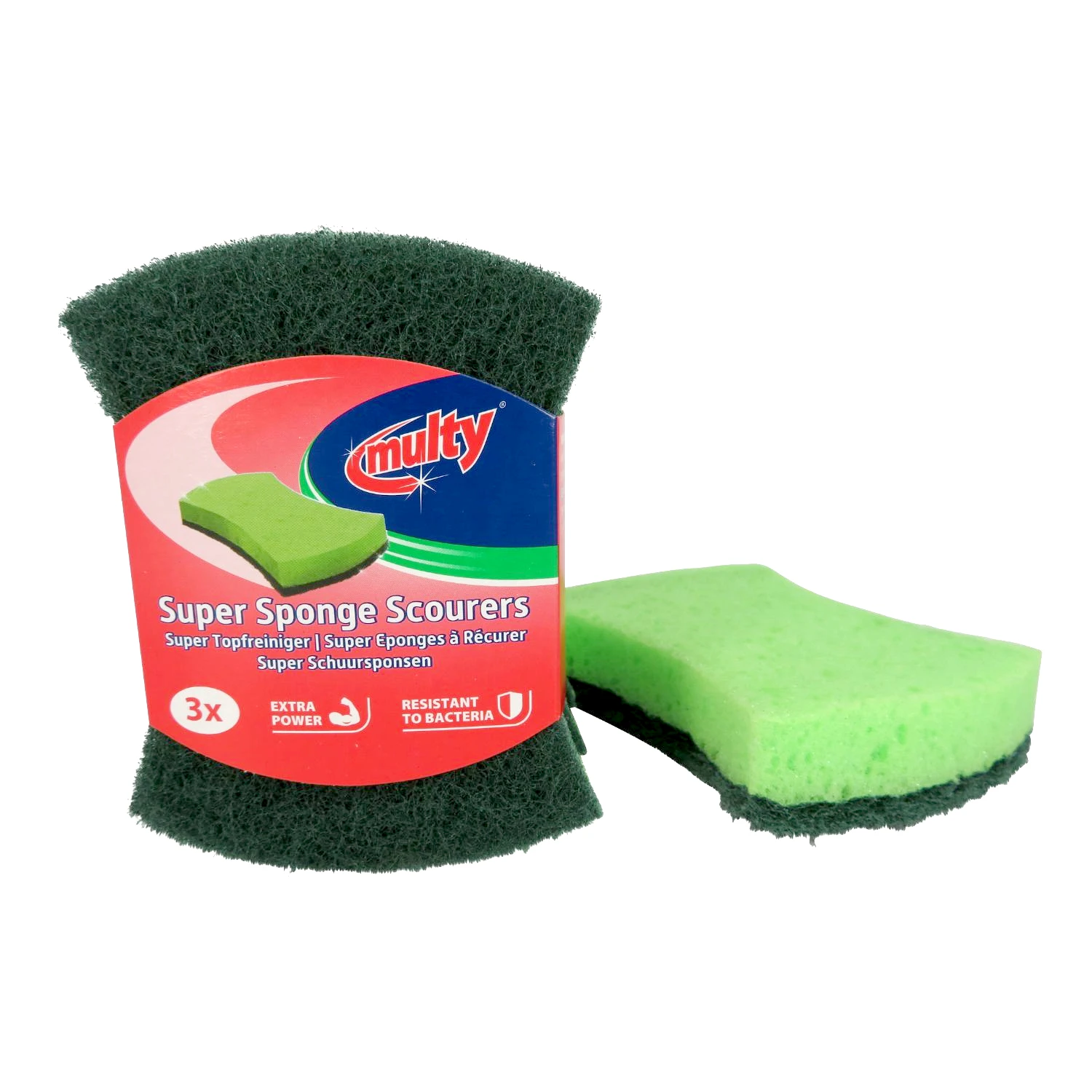 Multy Schuursponsen Hard Hydrocel 3 Stuks 5 Multy Schuursponsen Hard Hydrocel 3 Stuks - Afbeelding 3