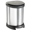 Curver Decobin Pedaalemmer Ovaal 5L Zilver -Philips Shop 101 1040 1 2