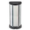 Curver Decobin Pedaalemmer Ovaal 40L Zilver 1 Curver Decobin Pedaalemmer Ovaal 40L Zilver -Philips Shop 101 1125 1 2