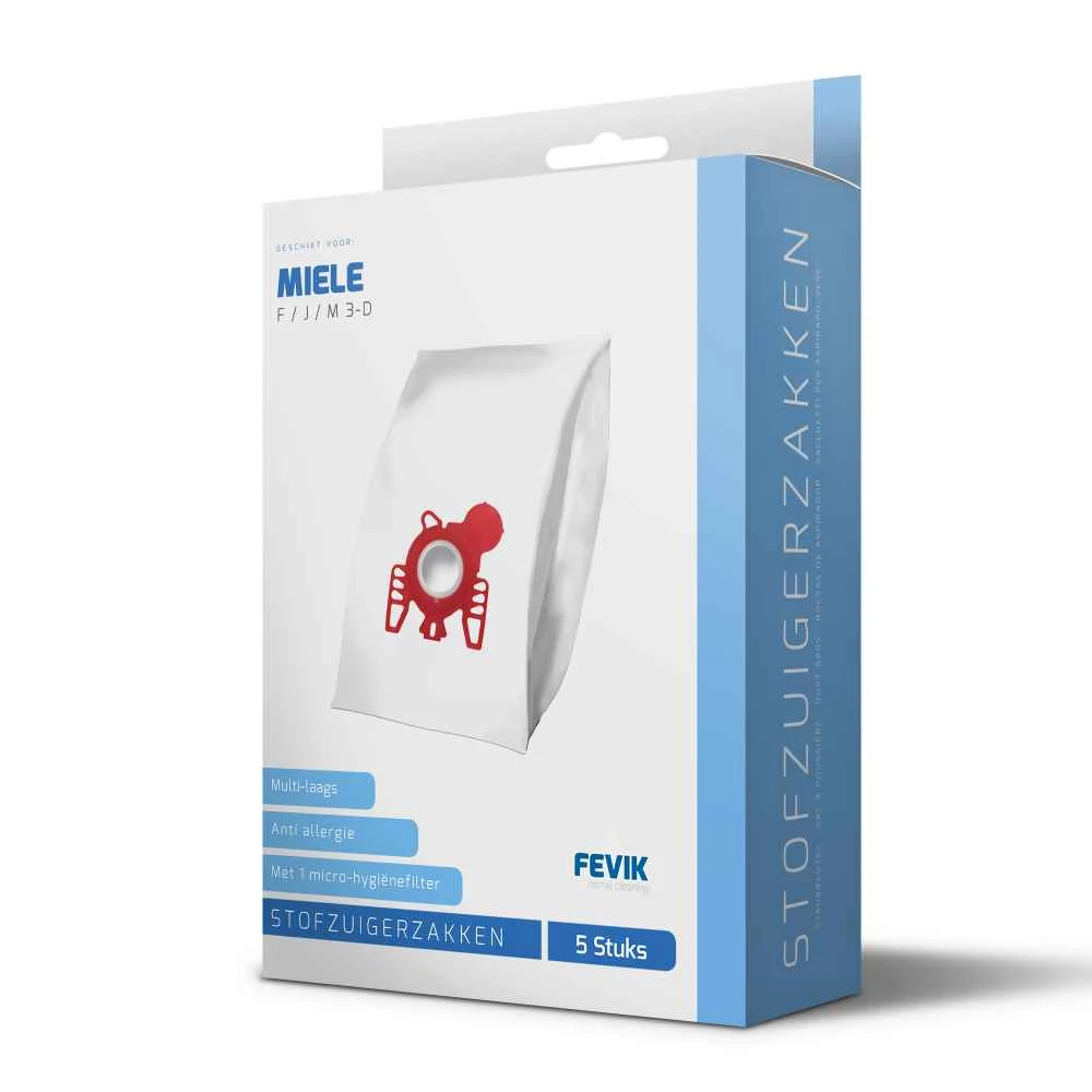 Stofzuigerzakken Miele F J M 3D 5 Stuks 3 Stofzuigerzakken Miele F J M 3D 5 Stuks