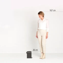 Brabantia Newicon Pedaalemmer 3 L Wit -Philips Shop 101 2126 3 1 1