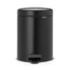 Brabantia Ped.Emmer 5Lt Zw Newicon -Philips Shop 101 2928