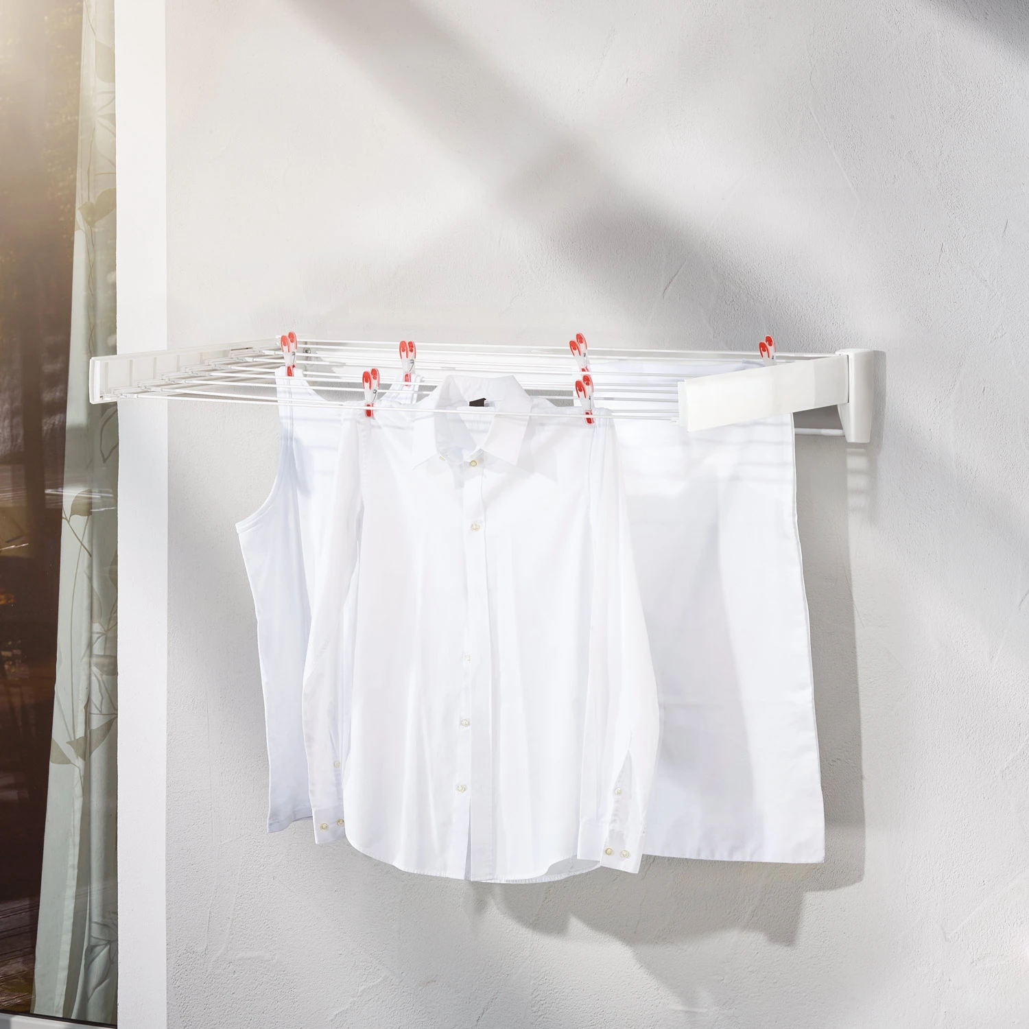 Leifheit Telegant 36 Protect Plus Wanddroogrek 7 Leifheit Telegant 36 Protect Plus Wanddroogrek - Afbeelding 5