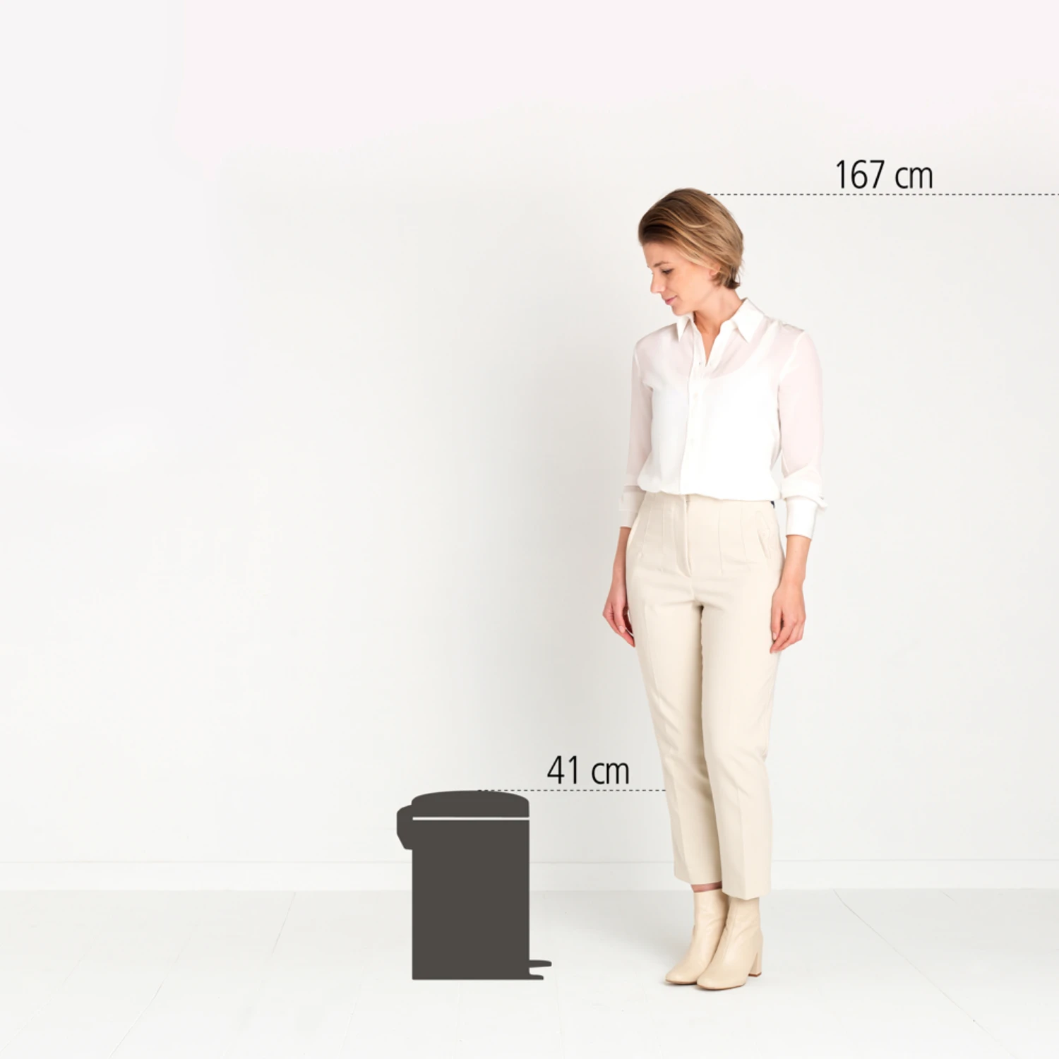 Brabantia Newicon Pedaalemmer 12 L Mat Zwart 5 Brabantia Newicon Pedaalemmer 12 L Mat Zwart - Afbeelding 3