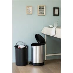 Curver Decobin Pedaalemmer Ovaal 20L Zilver 9 Curver Decobin Pedaalemmer Ovaal 20L Zilver -Philips Shop 101 5376 2 1