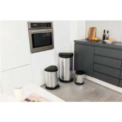 Curver Decobin Pedaalemmer Ovaal 20L Zilver 11 Curver Decobin Pedaalemmer Ovaal 20L Zilver -Philips Shop 101 5376 5 1