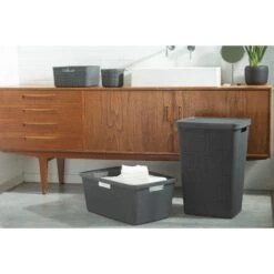 Curver Jute Wasmand 46L Deep Shadow 7 Curver Jute Wasmand 46L Deep Shadow -Philips Shop 101 5981 3 1