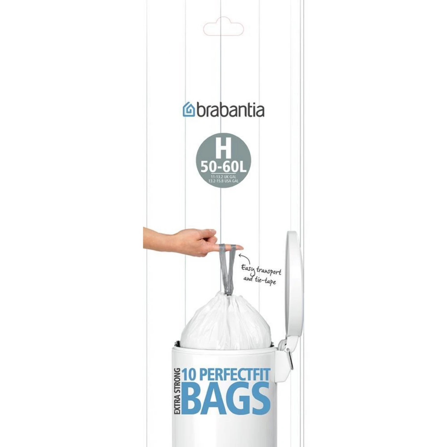 Brabantia PerfectFit Afvalzakken H 50-60 L 10 Stuks 7 Brabantia PerfectFit Afvalzakken H 50-60 L 10 Stuks - Afbeelding 5