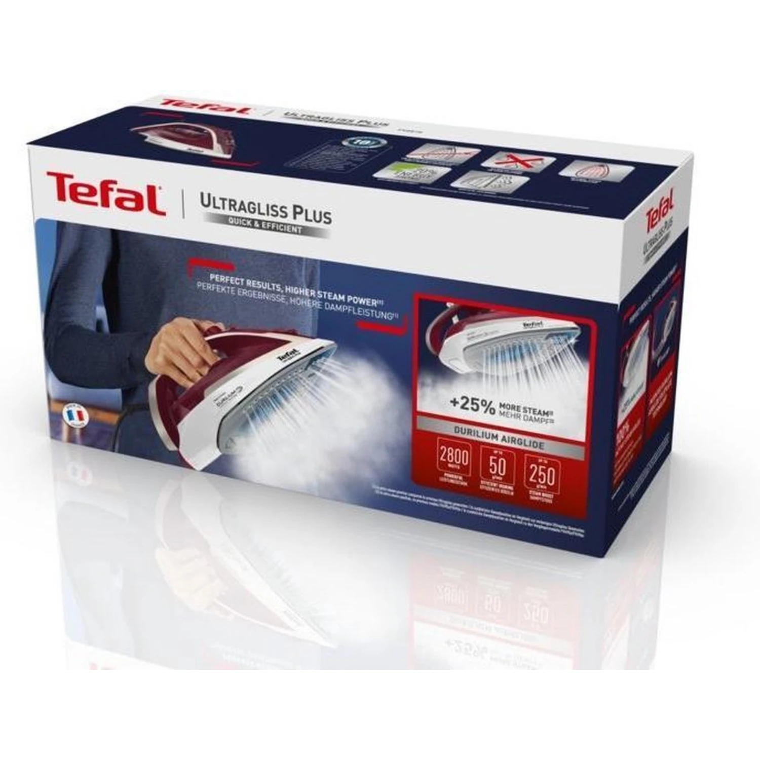Tefal Stoomstrijkijzer Ultragliss Plus 8 Tefal Stoomstrijkijzer Ultragliss Plus - Afbeelding 6
