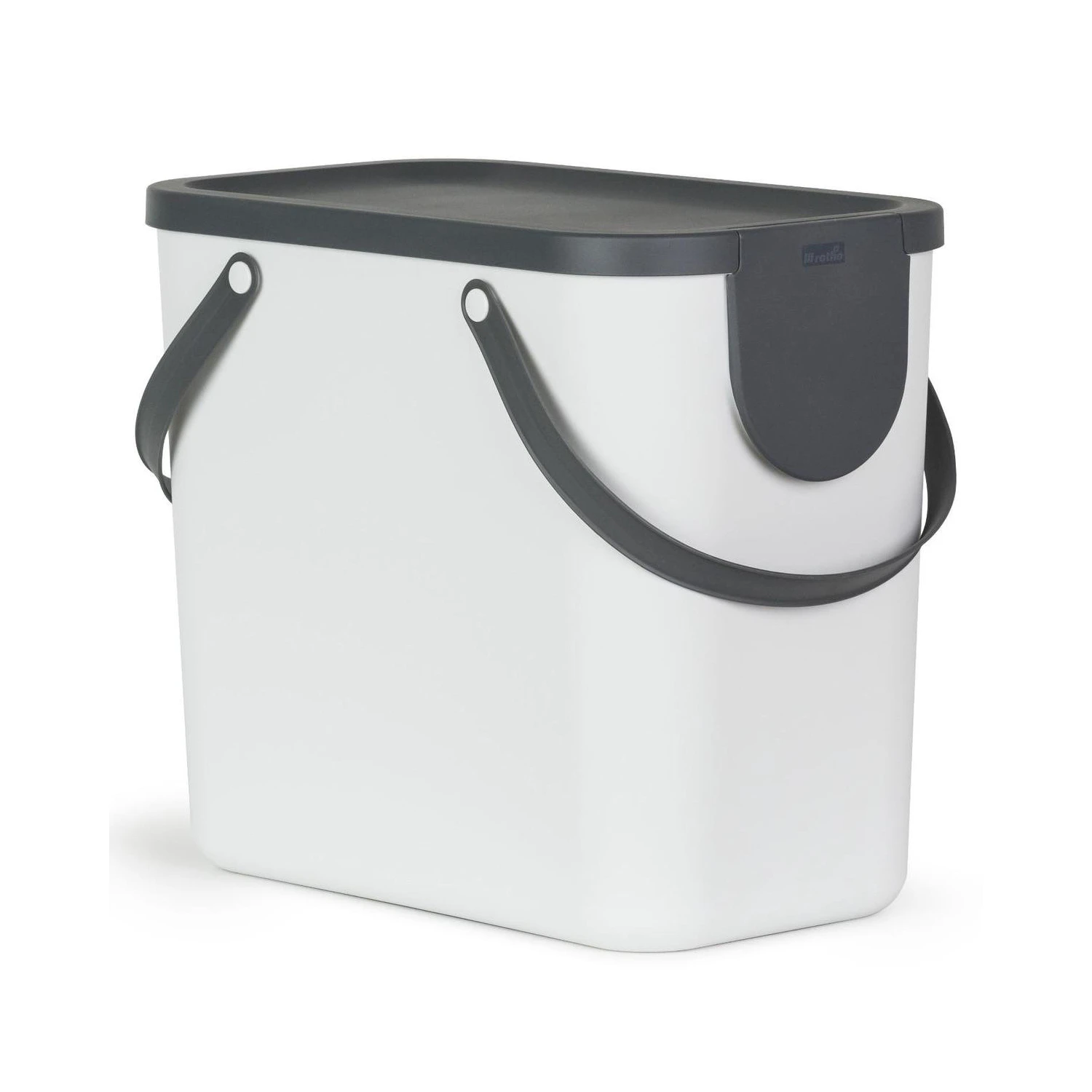 Rotho Afvalscheider 25L Wit Al 3 Rotho Afvalscheider 25L Wit Al