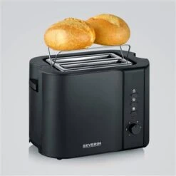 Severin Broodrooster 800W Mat-zwart RVS AT 9552 -Philips Shop 101 9552 4 1