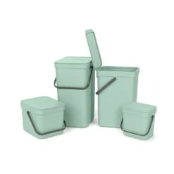Brabantia Sort & Go Afvalbakje 3 Liter Jade Green -Philips Shop 102 1683 3 1