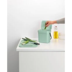 Brabantia Sort & Go Afvalbakje 3 Liter Jade Green -Philips Shop 102 1683 5 1