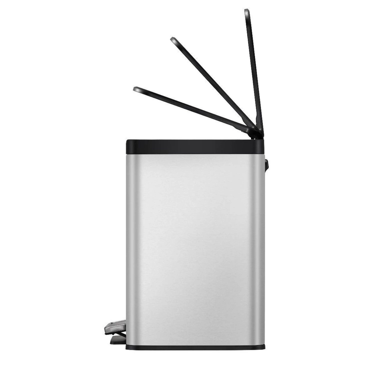 EKO Essential Recycling Pedaalemmer 3 X 9 Litermat RVS 6 EKO Essential Recycling Pedaalemmer 3 X 9 Litermat RVS - Afbeelding 4