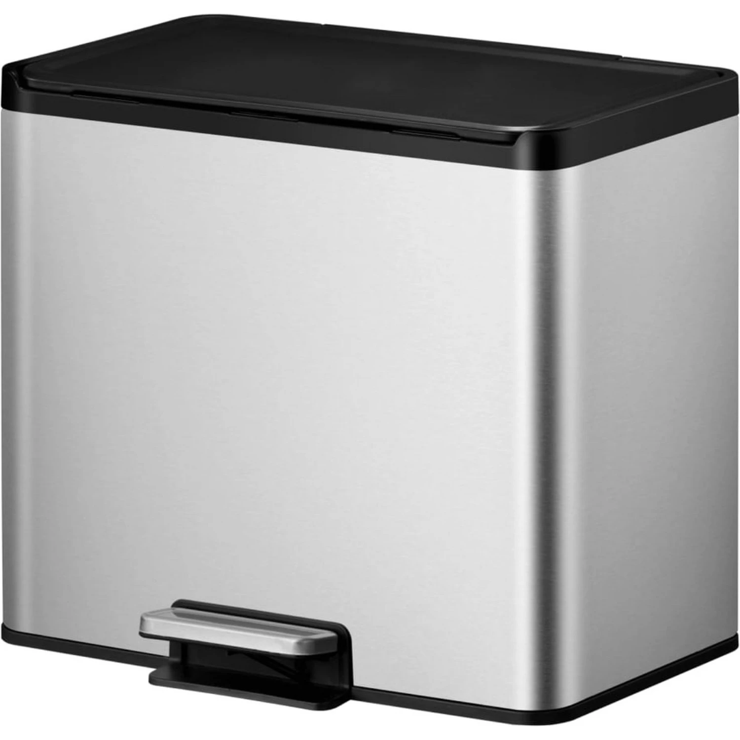 EKO Essential Recycling Pedaalemmer 2 X 15 Litermat RVS 3 EKO Essential Recycling Pedaalemmer 2 X 15 Litermat RVS