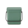 Brabantia Sort & Go Afvalbakje 3 L Fir Groen 1 Brabantia Sort & Go Afvalbakje 3 L Fir Groen -Philips Shop 102 9865 6 1