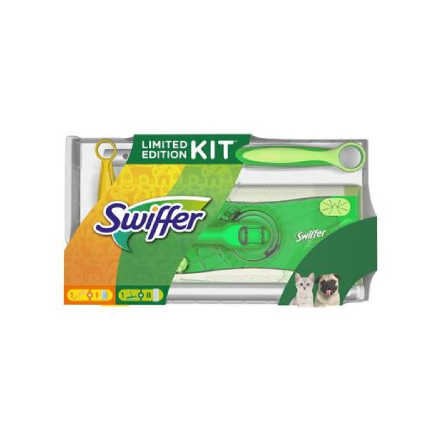 Swiffer Duo Stof-Wis Systeem Starterkit + 8Navullingen 3 Swiffer Duo Stof-Wis Systeem Starterkit + 8Navullingen