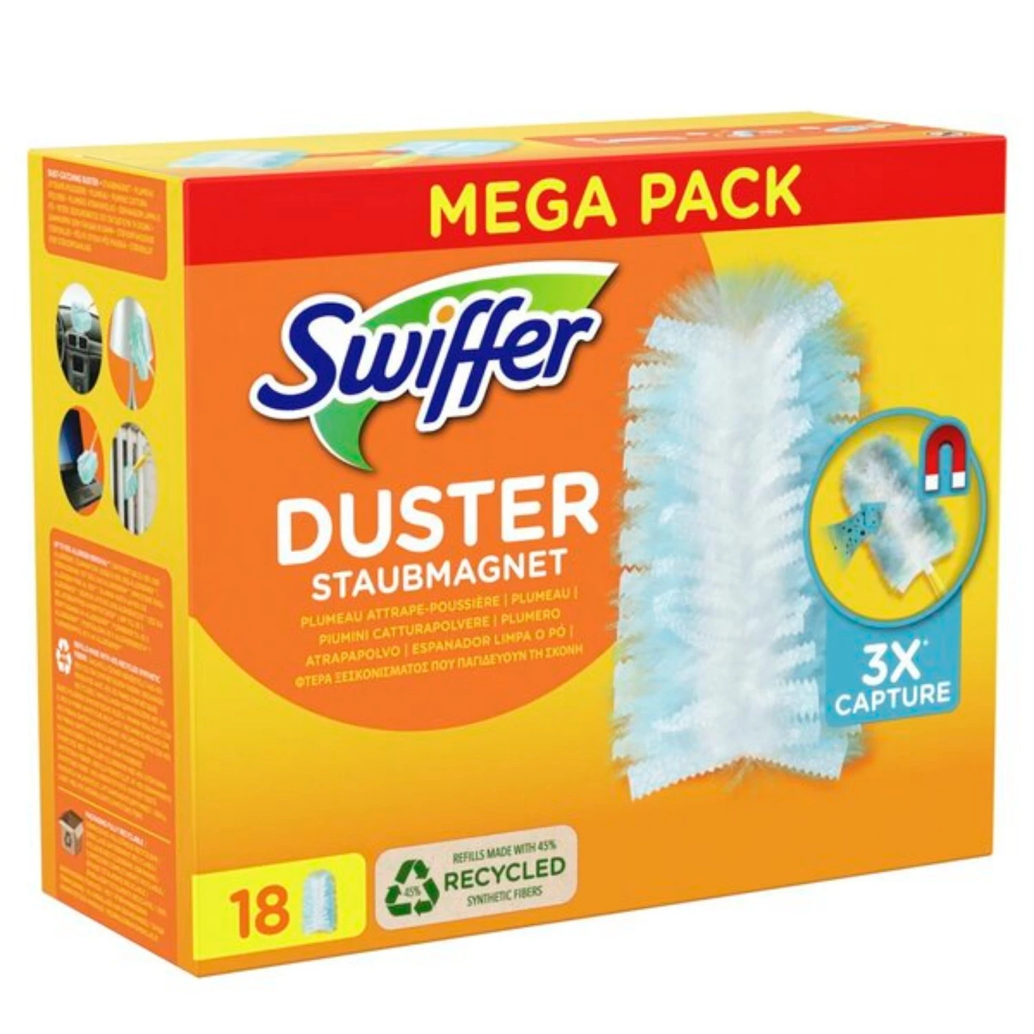 Swiffer Duster Navulling 18 Stuks 3 Swiffer Duster Navulling 18 Stuks