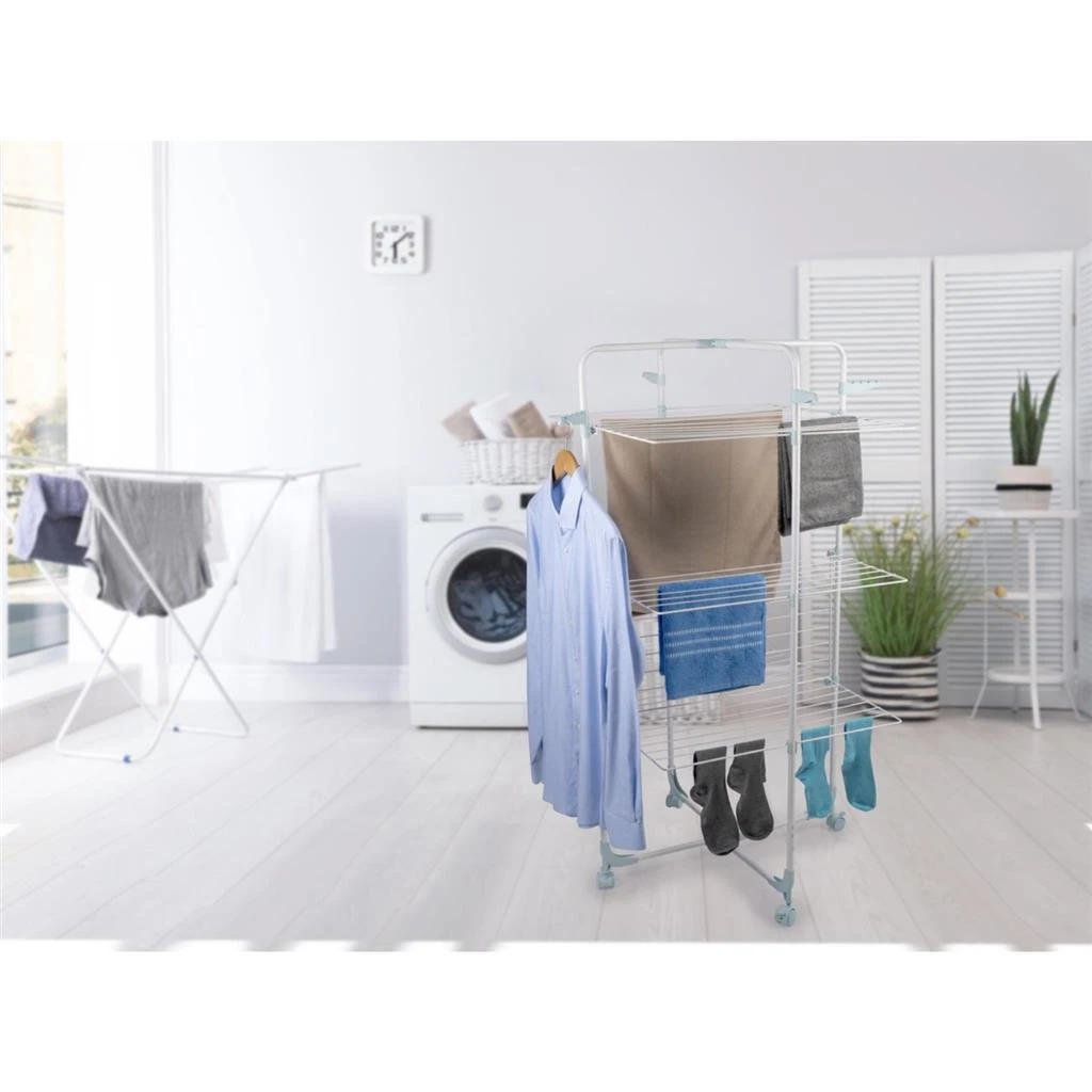 Alpina Droogtoren 3 Verdiepingen 30 Meter Wit 4 Alpina Droogtoren 3 Verdiepingen 30 Meter Wit - Afbeelding 2