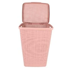 Curver Jute Wasmand Met Deksel 58L Rose Dawn -Philips Shop 141 1472 5 1
