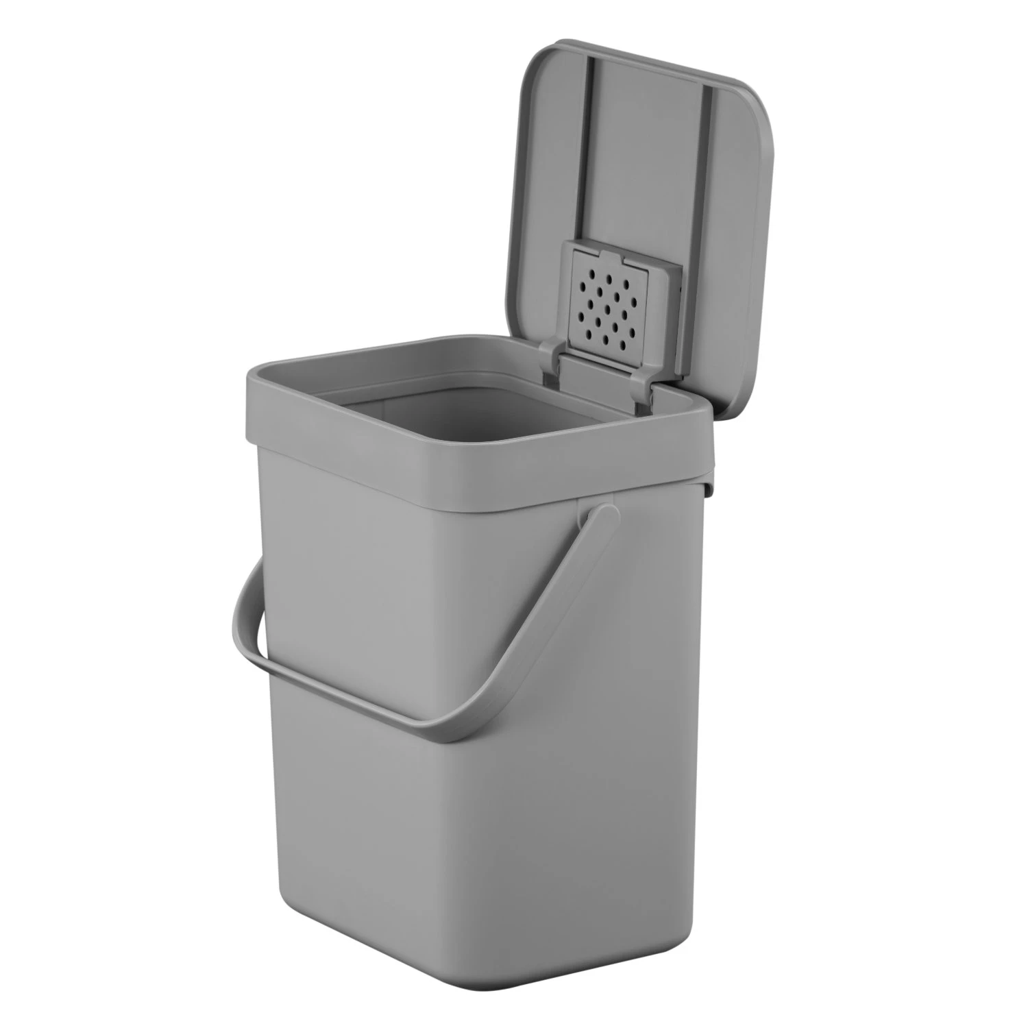 Eko Puro II Afvalemmer 5 Liter Grijs 4 Eko Puro II Afvalemmer 5 Liter Grijs - Afbeelding 2