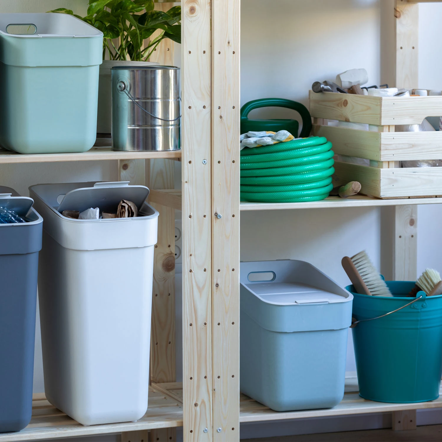 Curver Ready To Collect 20L Blauw Grijs 7 Curver Ready To Collect 20L Blauw Grijs - Afbeelding 5