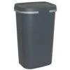 Curver Mistral Afvalbak Flat 50L Antraciet 2 Curver Mistral Afvalbak Flat 50L Antraciet -Philips Shop 141 2600 1