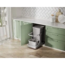 Eko Afvalemmer 20+4l Grijs Deco Inbouw 9 Eko Afvalemmer 20+4l Grijs Deco Inbouw -Philips Shop 141 3124 4 1