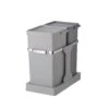 Eko Afvalemmer 15+20l Grijs Deco Duo Inbouw 2 Eko Afvalemmer 15+20l Grijs Deco Duo Inbouw -Philips Shop 141 3235 1