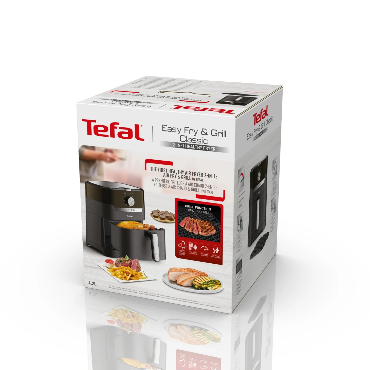 Tefal Easy Fry&Grill Classic Black 4 Tefal Easy Fry&Grill Classic Black - Afbeelding 2
