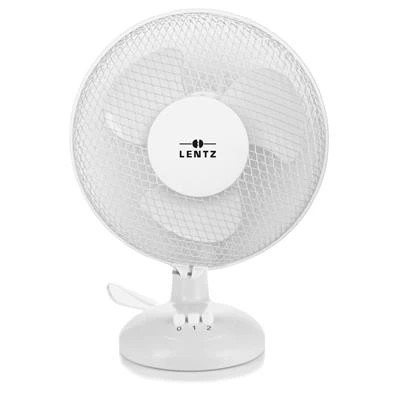 Lentz 80022 Tafelventilator Ø23 Cm Wit 4 Lentz 80022 Tafelventilator Ø23 Cm Wit - Afbeelding 2