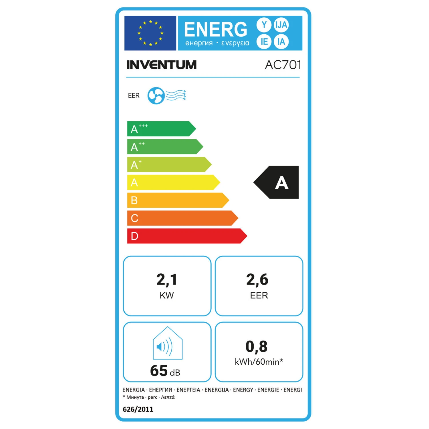 Inventum 3-in-1 Airconditioner AC701 Wit 12 Inventum 3-in-1 Airconditioner AC701 Wit - Afbeelding 10