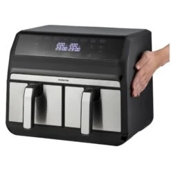 Inventum Hetelucht Friteuse Dubbel 2x 4 L Rvs/ Zwart 1700W 8 Inventum Hetelucht Friteuse Dubbel 2x 4 L Rvs/ Zwart 1700W -Philips Shop 210 4299 3 1
