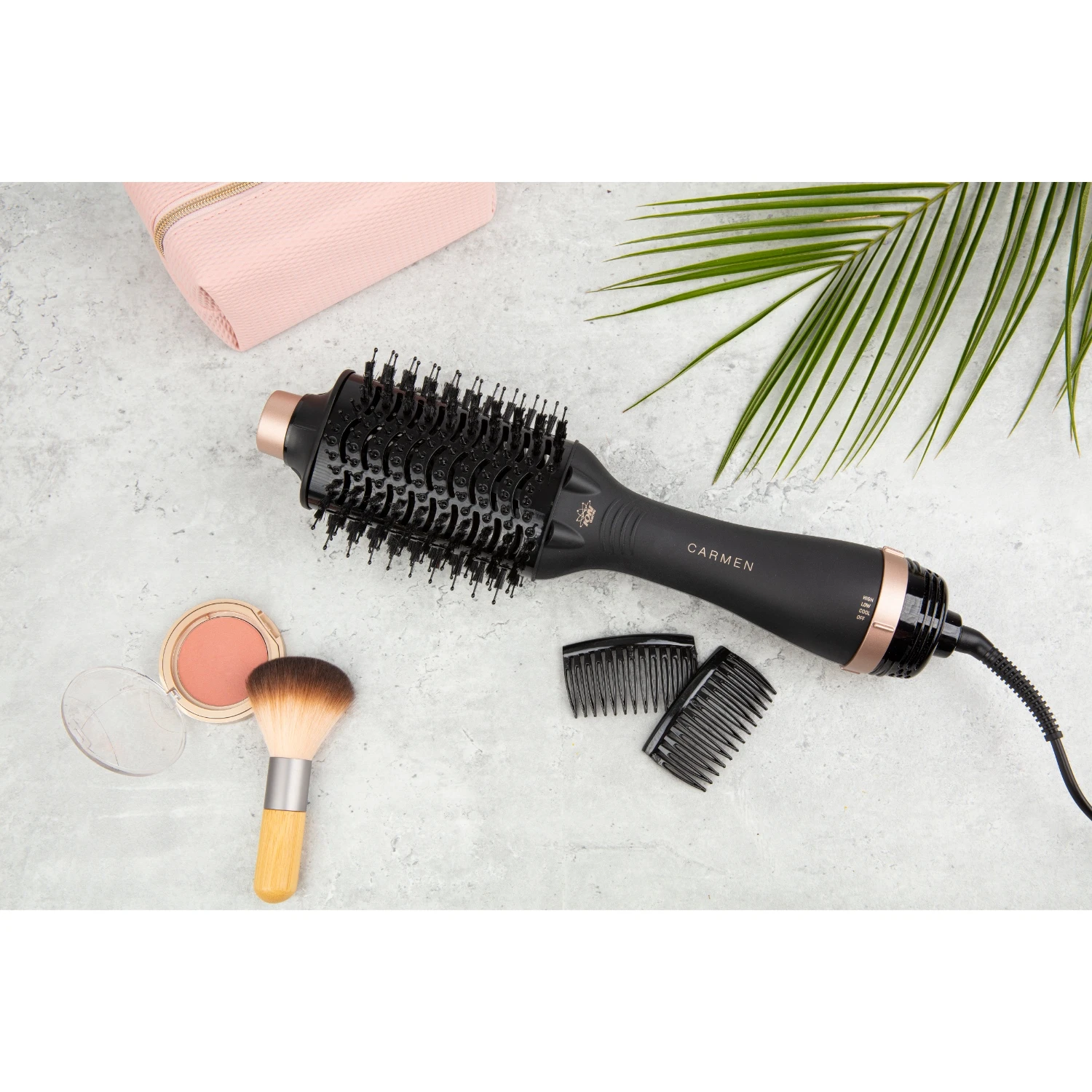 Carmen Oval Brush Stijlborstel 750-900 Watt 4 Carmen Oval Brush Stijlborstel 750-900 Watt - Afbeelding 2