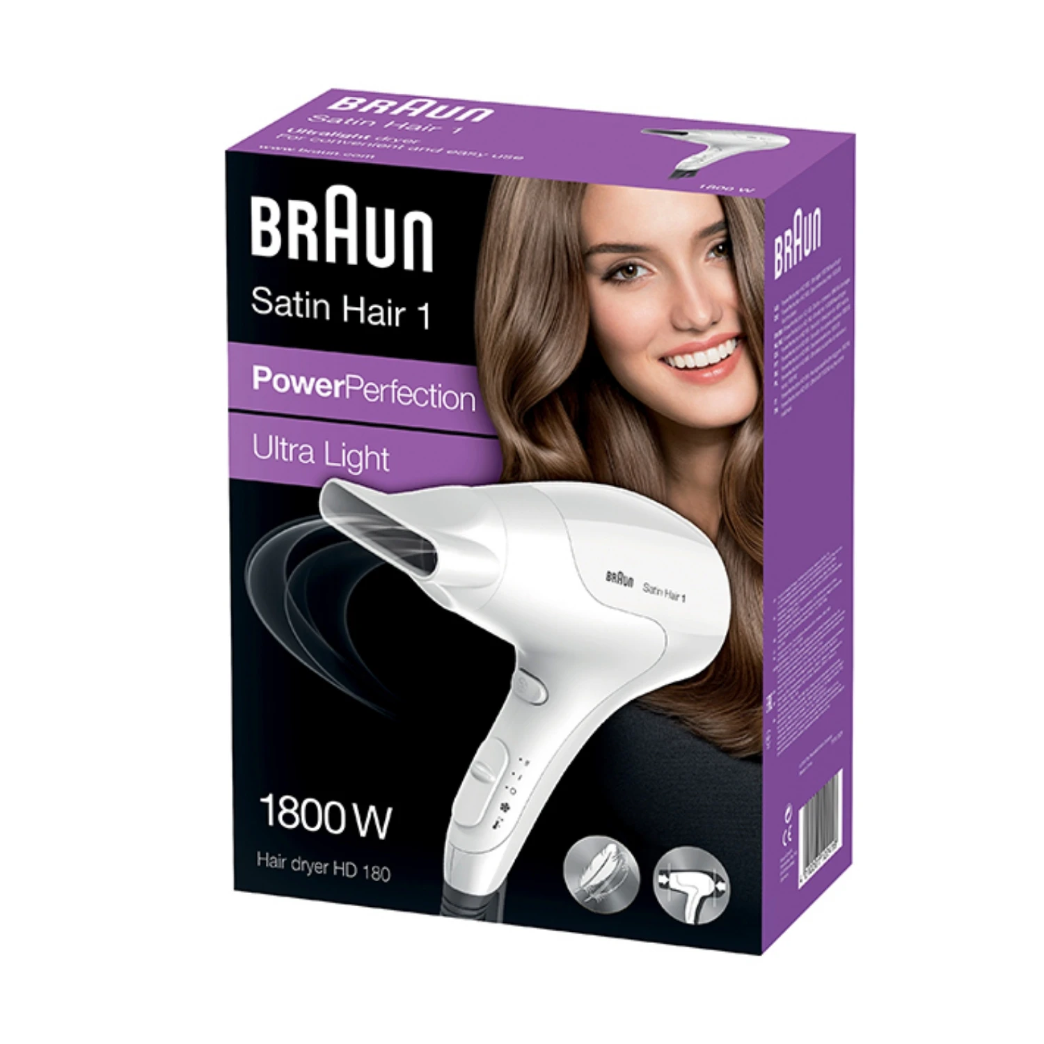 Braun Satin-Hair 1 HD180E 4 Braun Satin-Hair 1 HD180E - Afbeelding 2