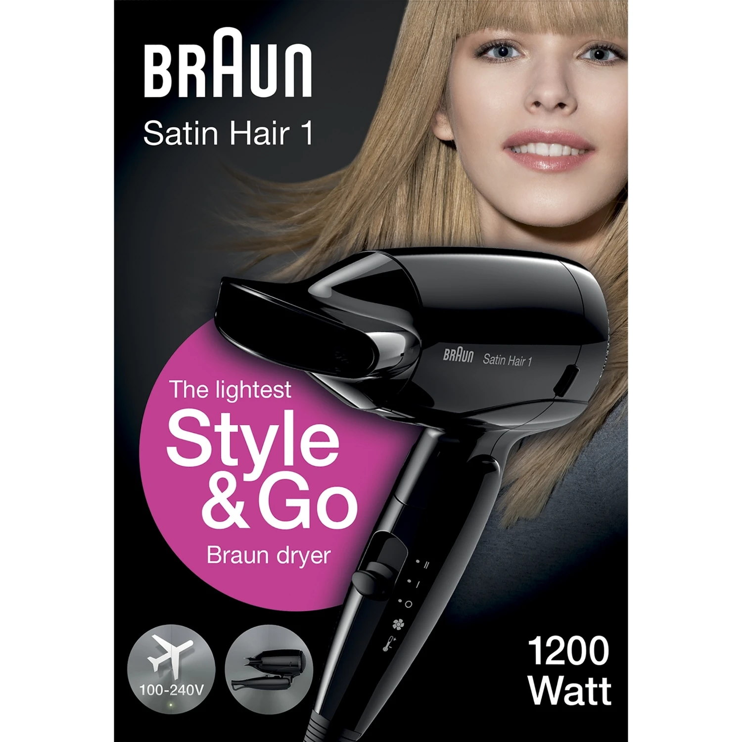 Braun Satin-Hair 1 Style&Go HD130E 8 Braun Satin-Hair 1 Style&Go HD130E - Afbeelding 6