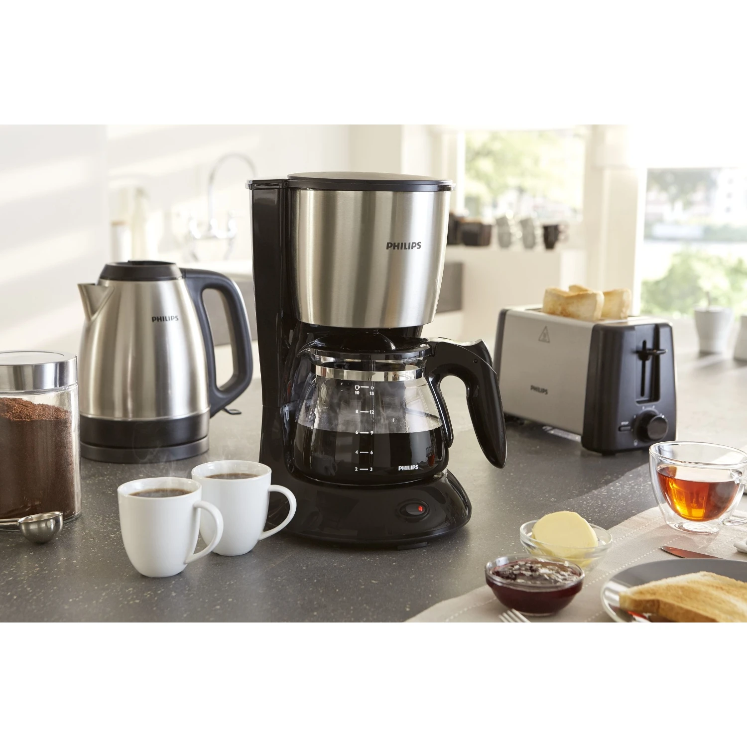 Philips Koffiezetapparaat HD7462/20 Daily Zwart/zilver 9 Philips Koffiezetapparaat HD7462/20 Daily Zwart/zilver - Afbeelding 7