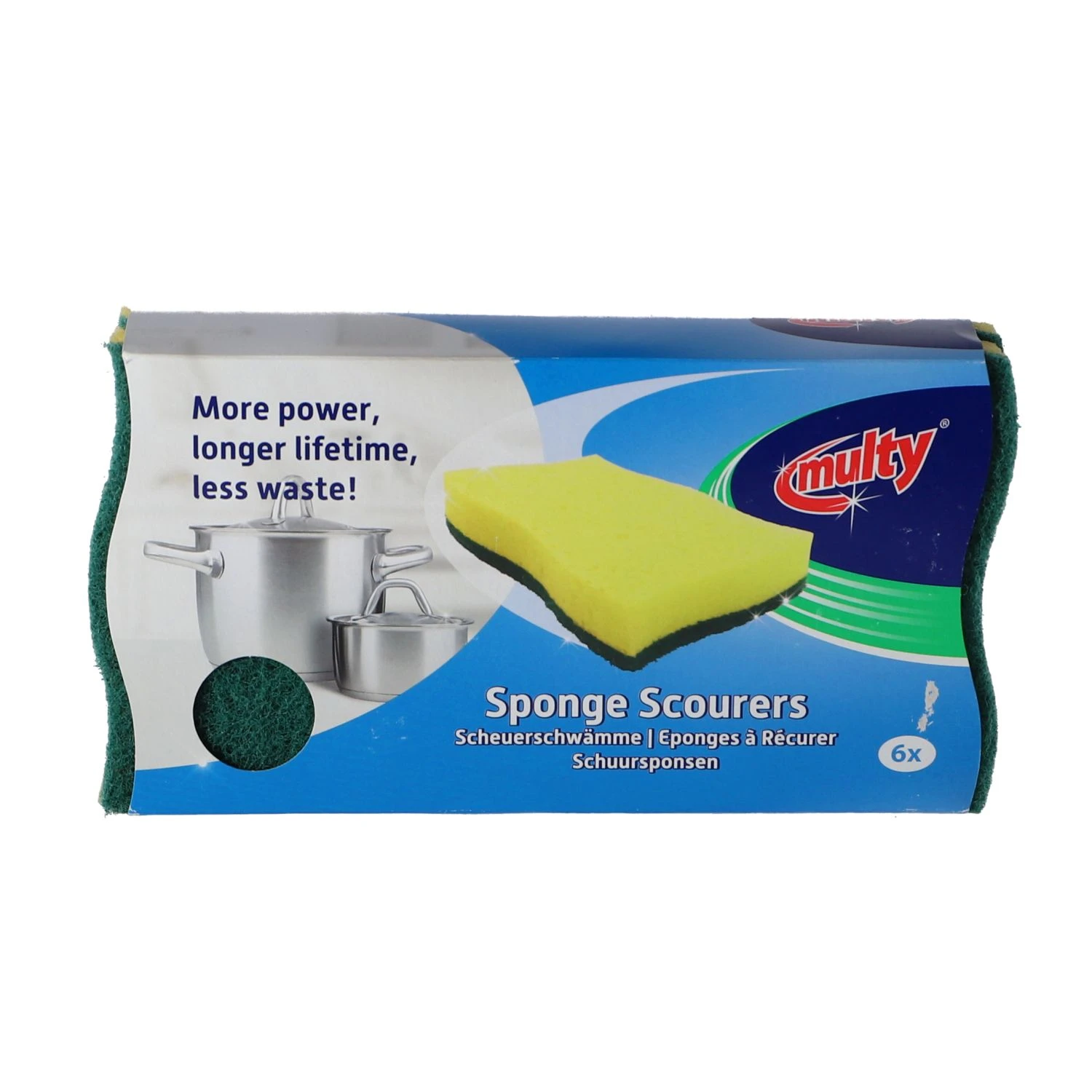 Multy Schuursponsen 6 Stuks 3 Multy Schuursponsen 6 Stuks