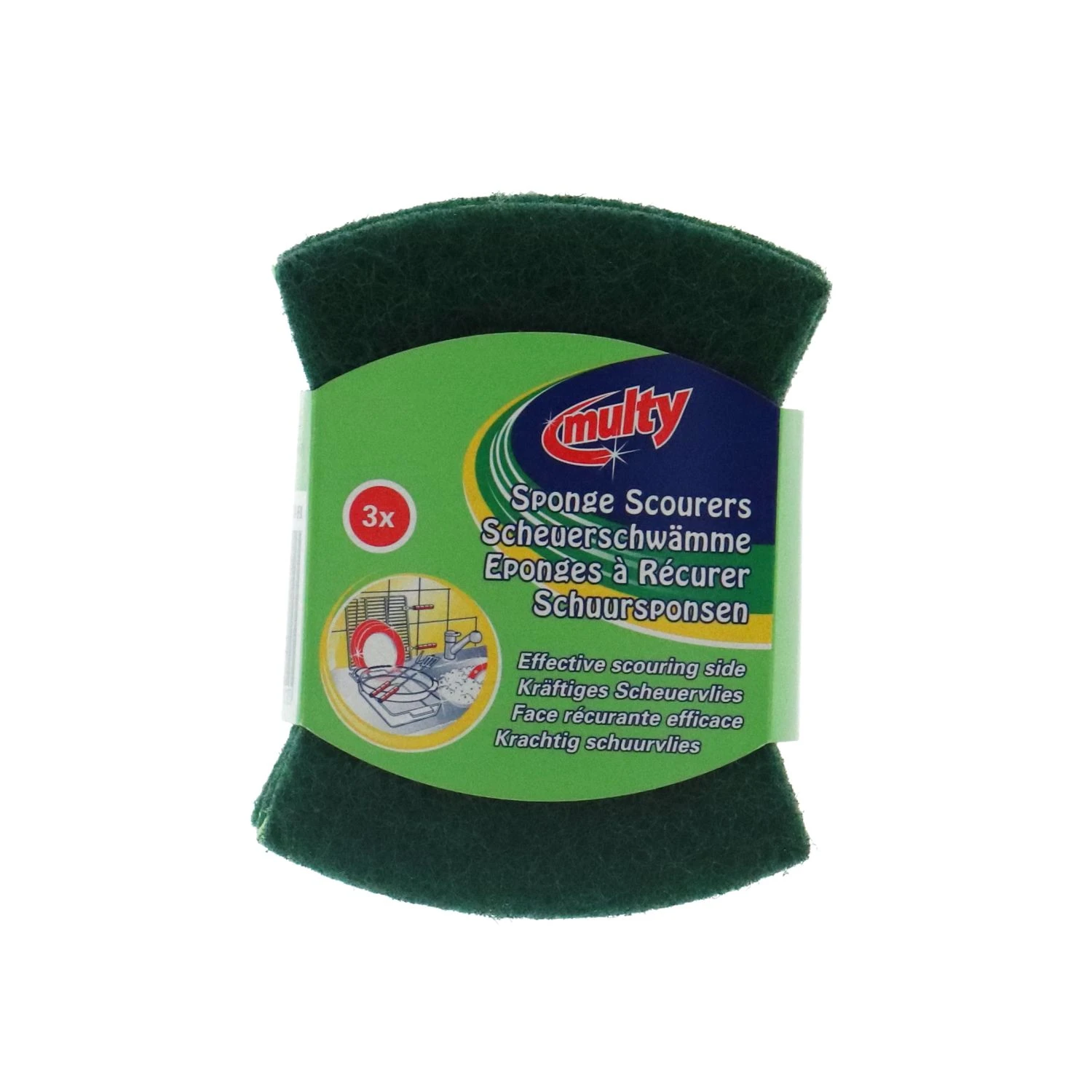 Multy Schuursponsen Hard Hydrocel 3 Stuks 6 Multy Schuursponsen Hard Hydrocel 3 Stuks - Afbeelding 4