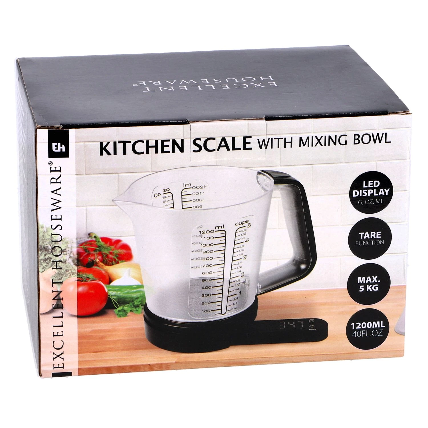 Keukenweegschaal Met Mengkom 3 Keukenweegschaal Met Mengkom