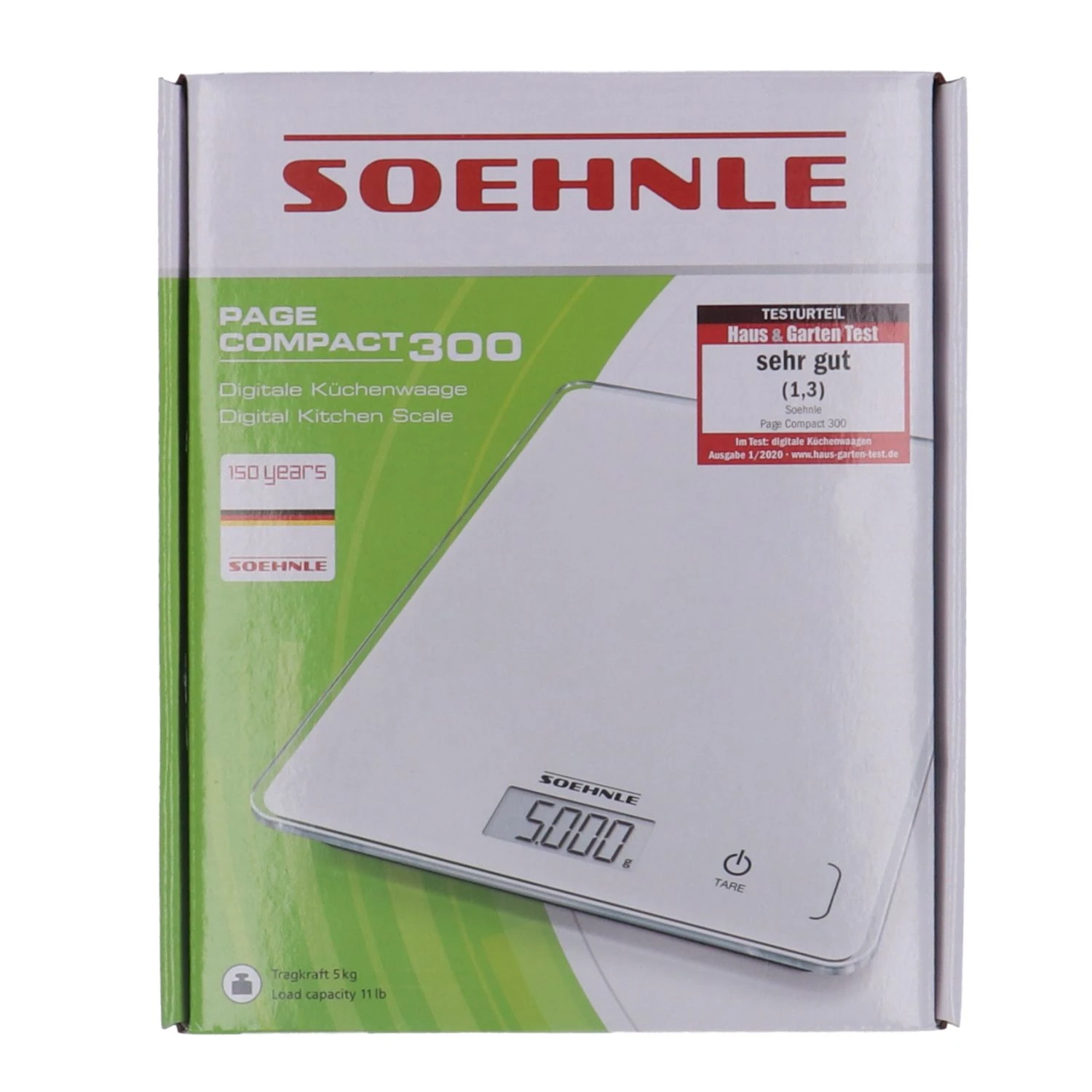 Soehnle Keukenweegschaal Page Compact 300 4 Soehnle Keukenweegschaal Page Compact 300 - Afbeelding 2